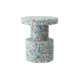 Bit Stool: Column: White Multi