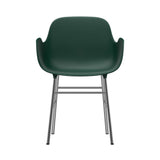 Form Armchair: Chrome + Green