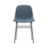 Form Chair: Chrome + Blue