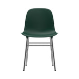 Form Chair: Chrome + Green