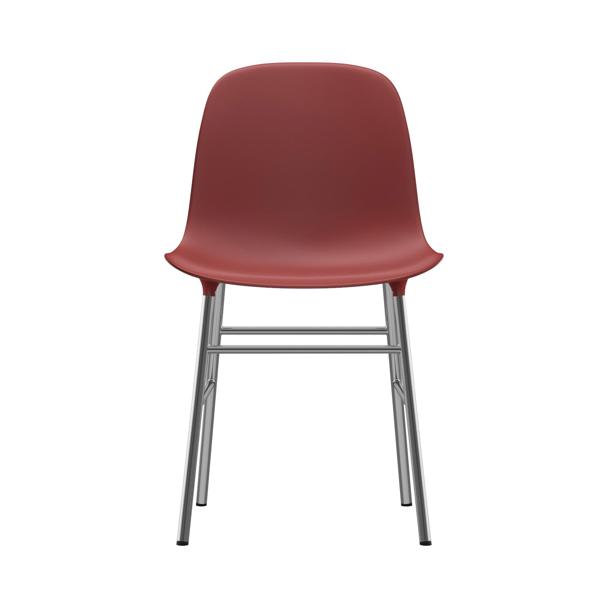 Form Chair: Chrome + Red