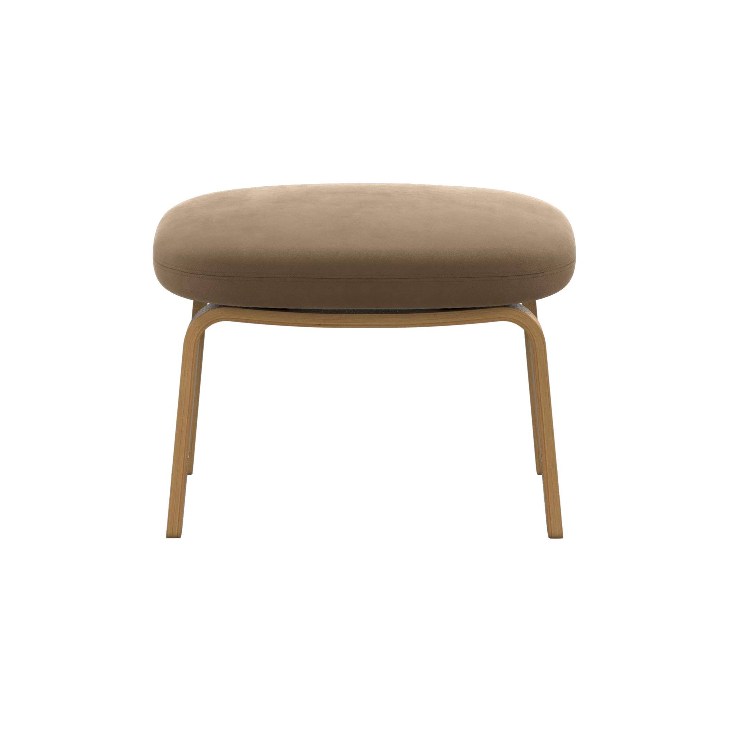 Era Footstool: Wood Base + Oak