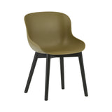 Hyg Chair: Wood Base + Olive + Black Oak