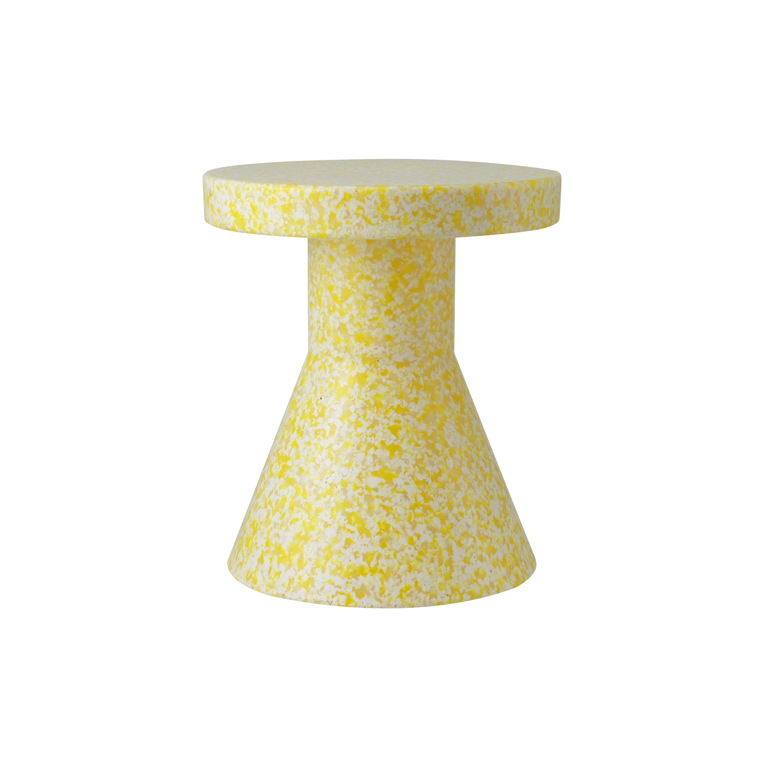 Bit Stool: Cone + Yellow