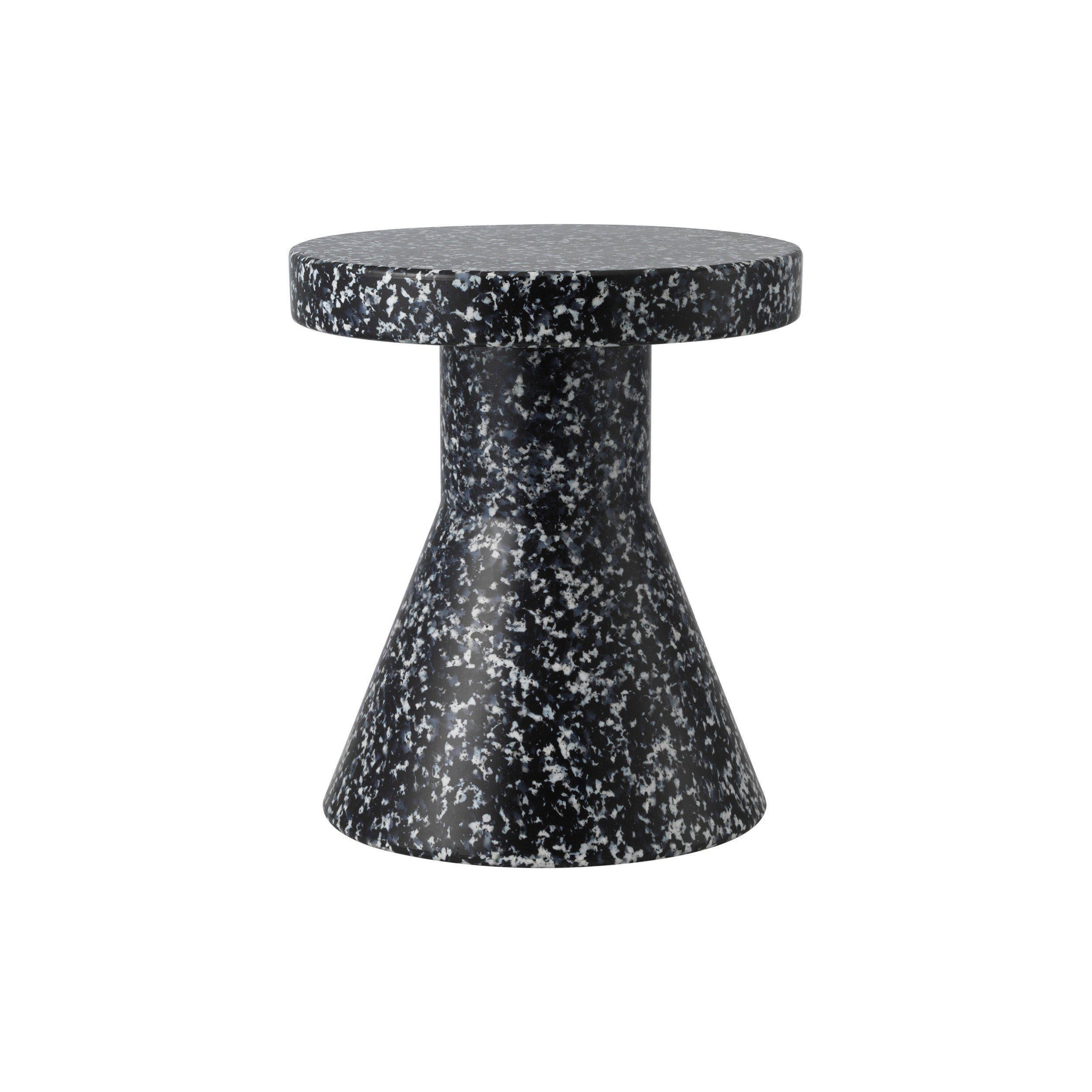 Bit Stool: Cone + Black + White