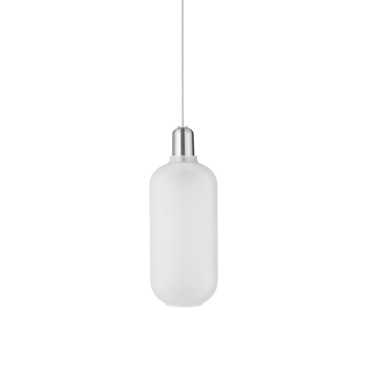 Amp Pendant Lamp: Large + White