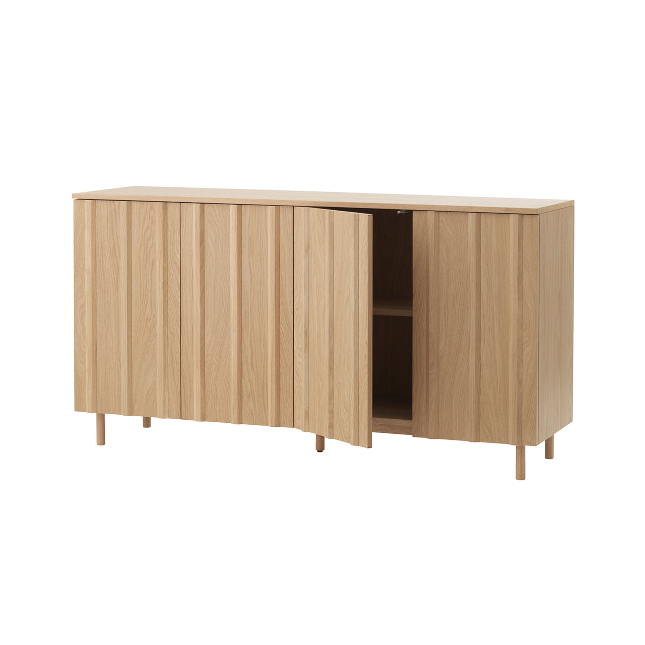 Rib Sideboard: High + Oak