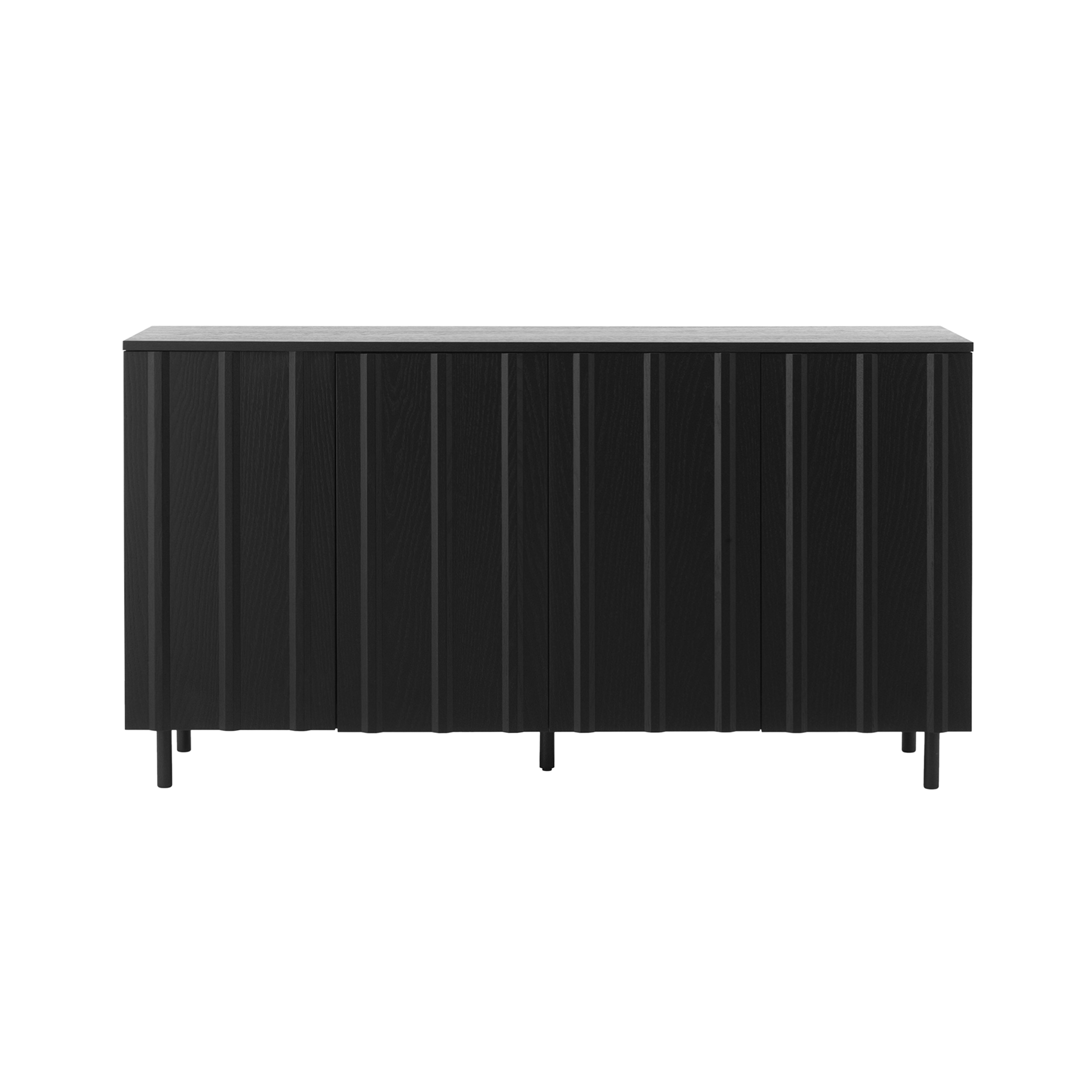 Rib Sideboard: High + Soft Black