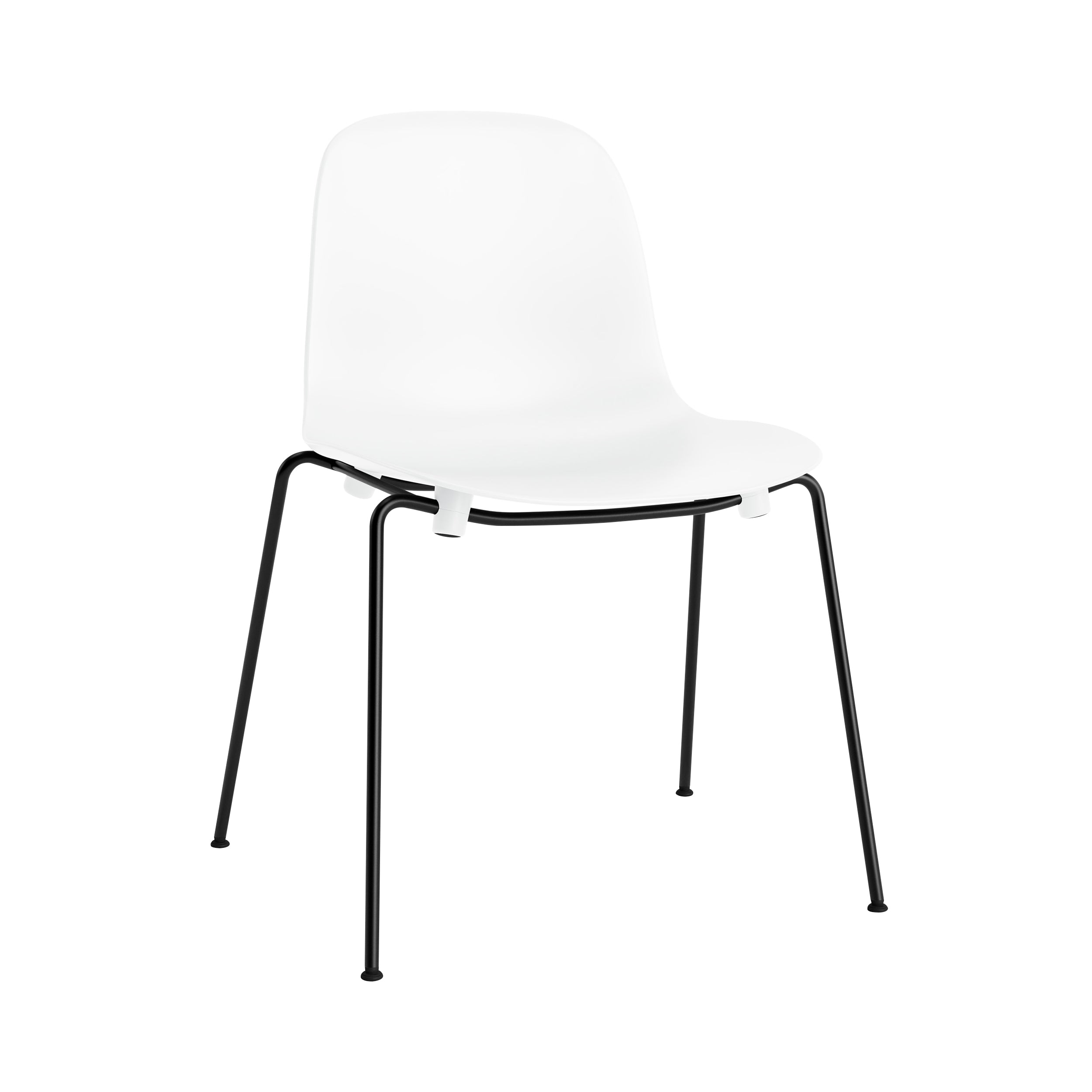Form Stacking Chair: White