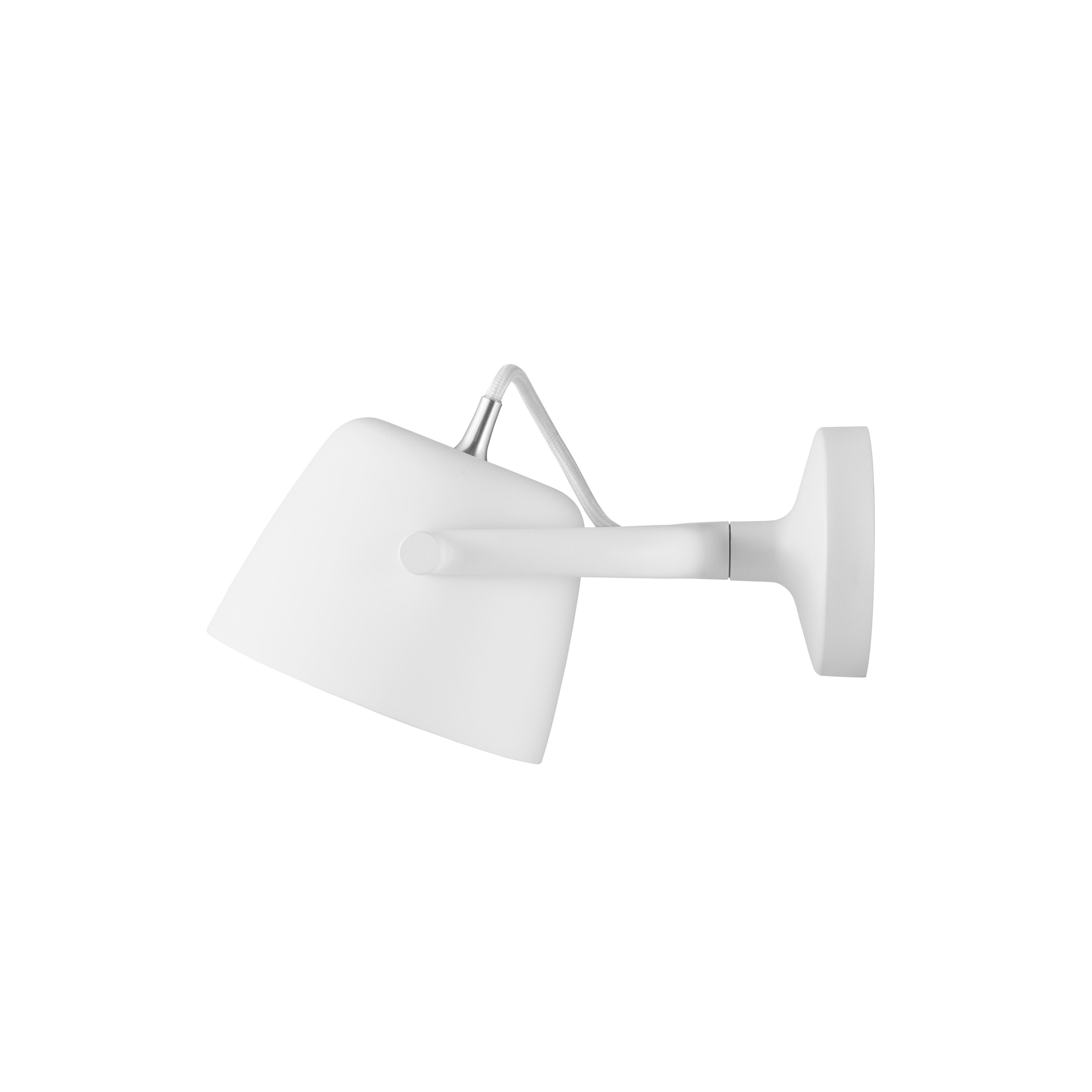 Tub Wall Lamp: White