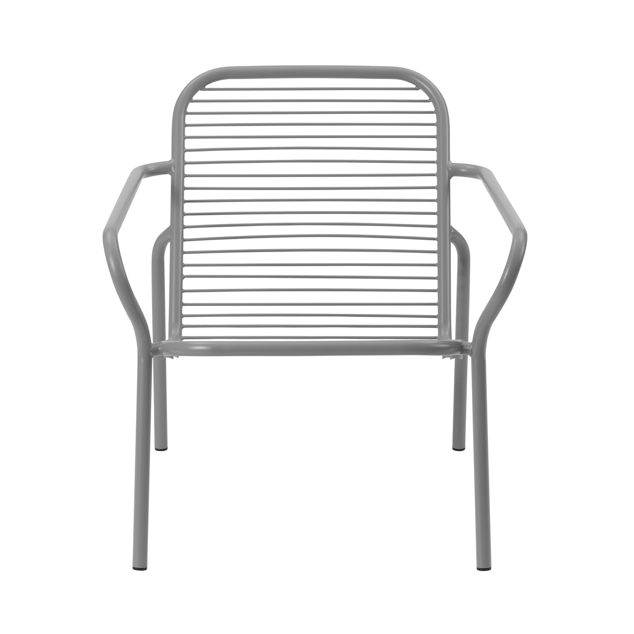 Vig Stacking Lounge Chair: Steel + Grey