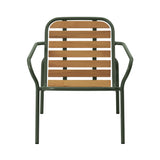 Vig Stacking Lounge Chair: Dark Green