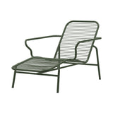 Vig Stacking Chaise Longue: Dark Green