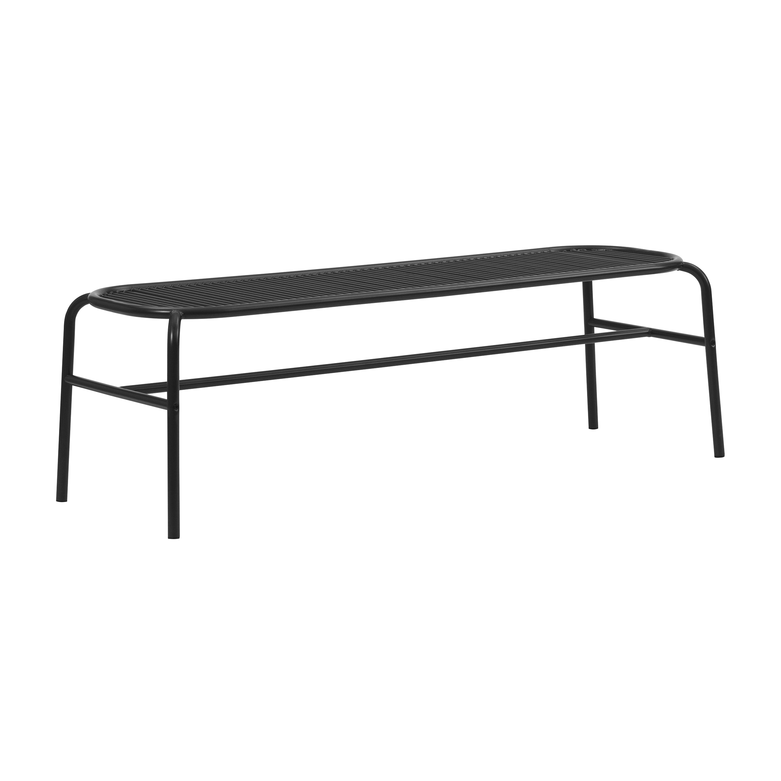 Vig Stacking Bench: Black + Without Cushion