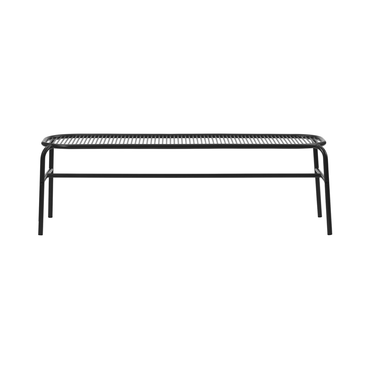 Vig Stacking Bench: Black + Without Cushion