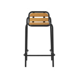 Vig Stacking Bar + Counter Stool: Counter + Black