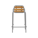 Vig Stacking Bar + Counter Stool: Counter + Grey