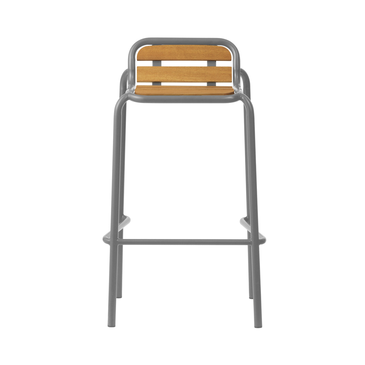 Vig Stacking Bar + Counter Stool: Bar + Grey