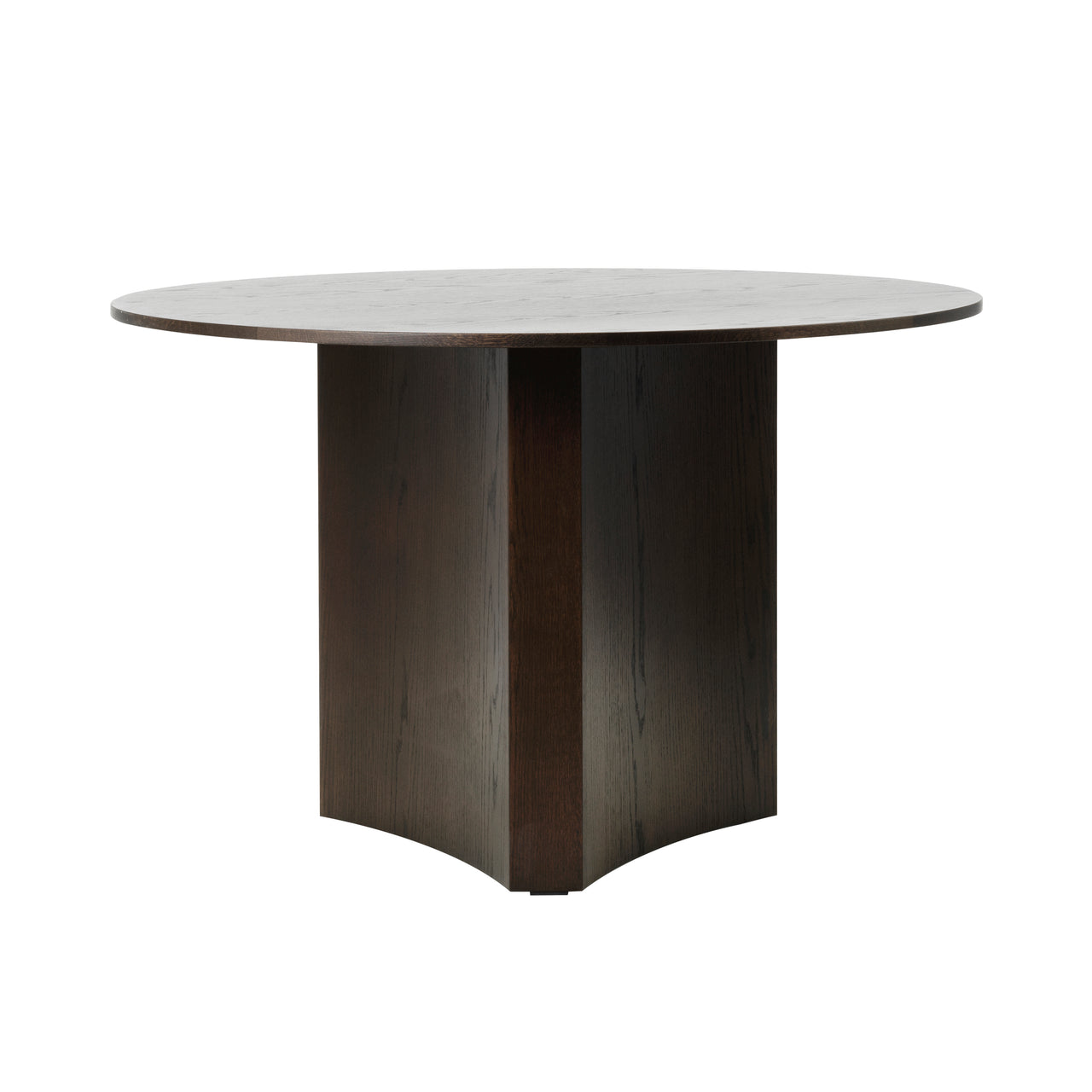 Bue Table: Brown Stained Oak