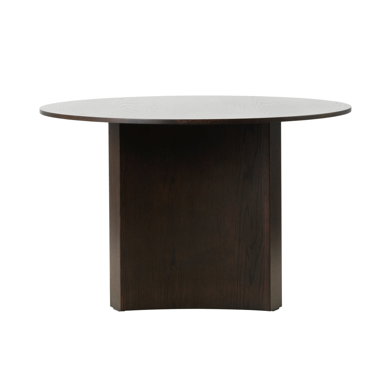 Bue Table: Brown Stained Oak