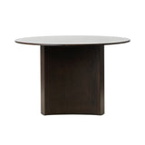 Bue Table: Brown Stained Oak