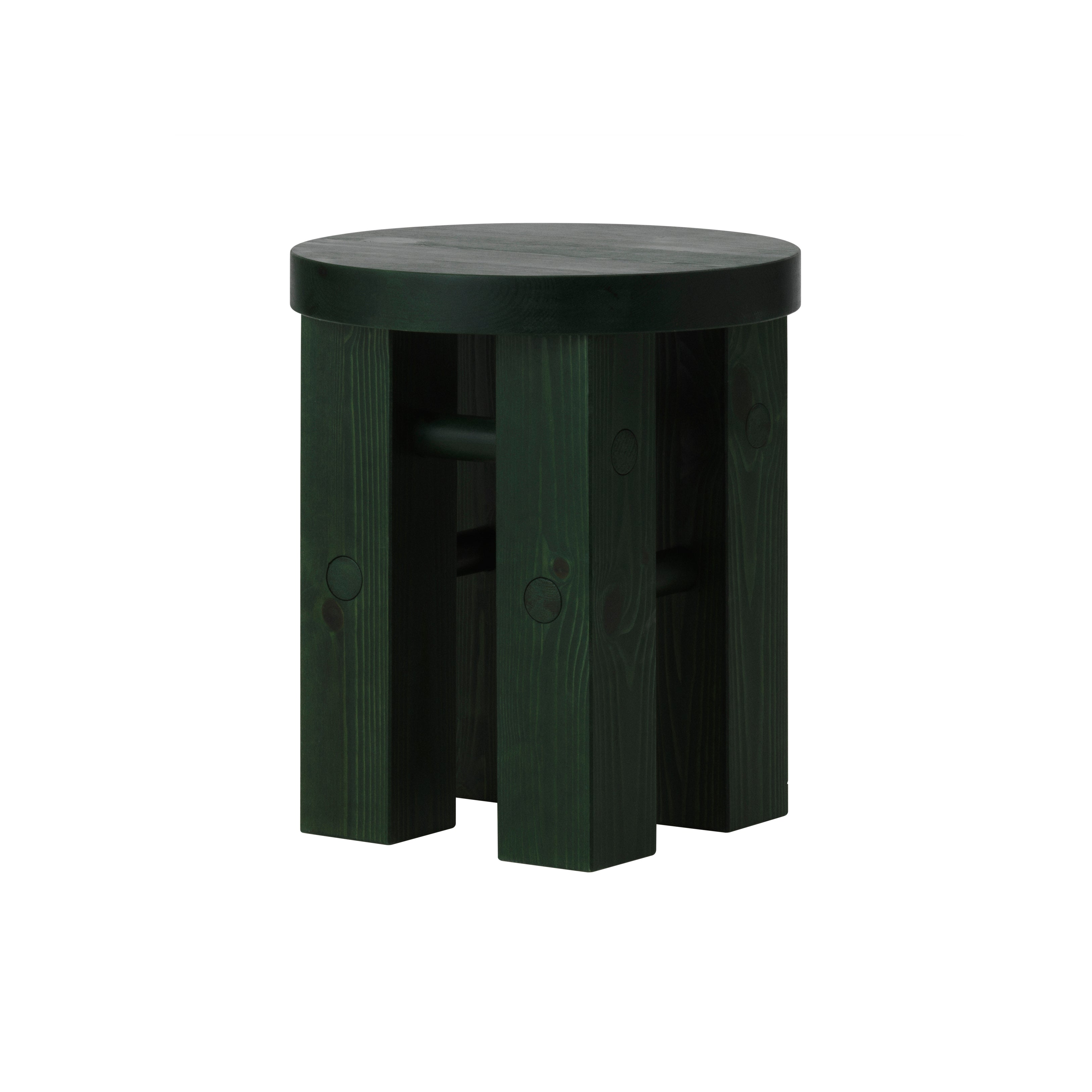 Fyr Stool: Dark Green