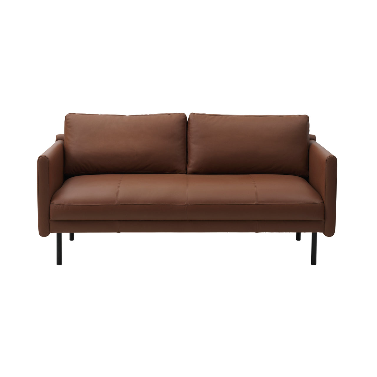 Rar Sofa: 2 + Omaha Leather Cognac