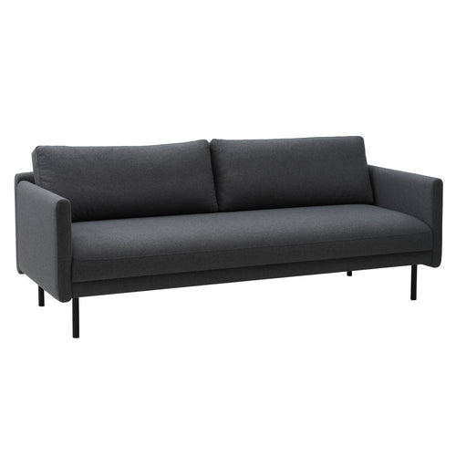 Rar Sofa: 3 + Re-Born Dark Grey