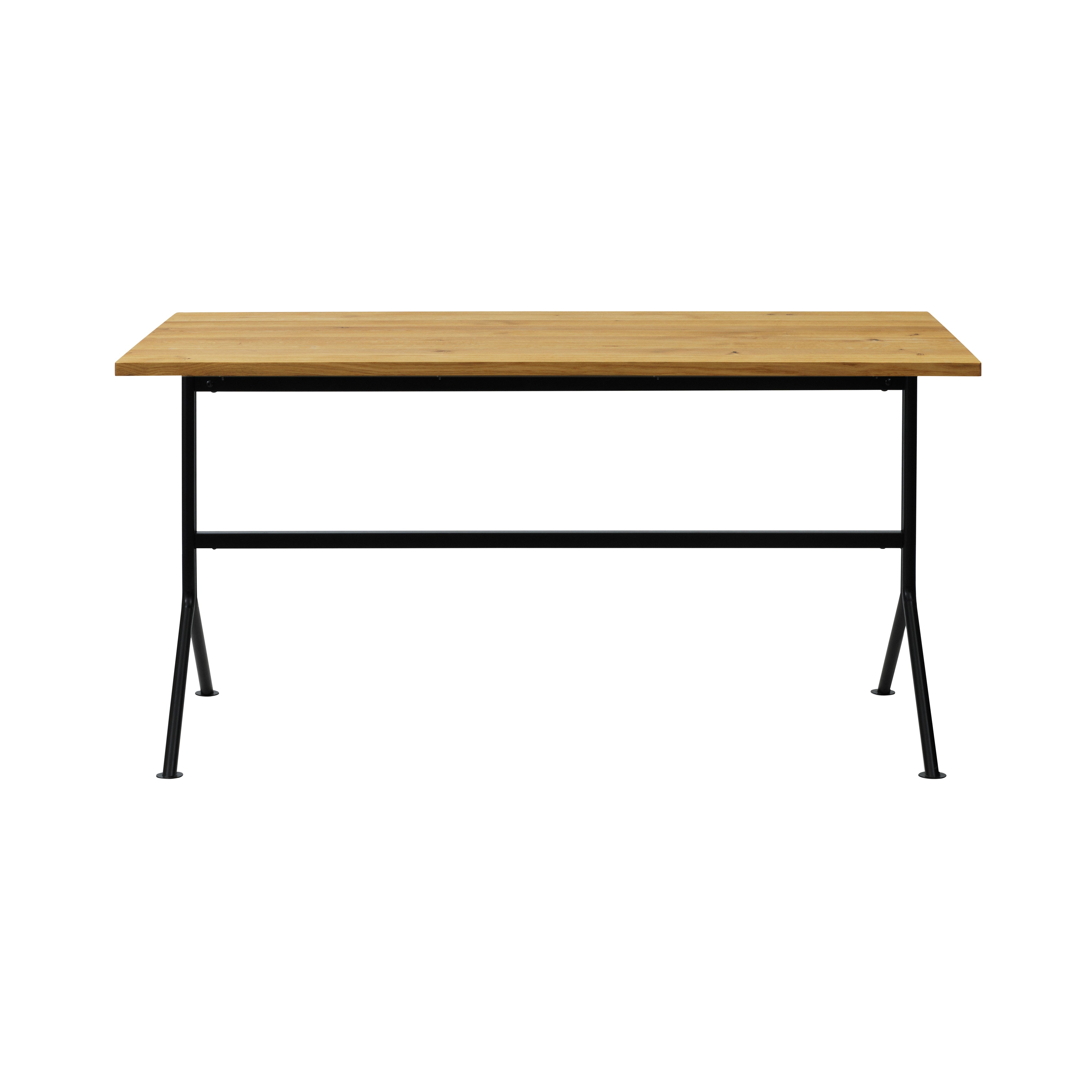 Kip Desk: Black + Oak