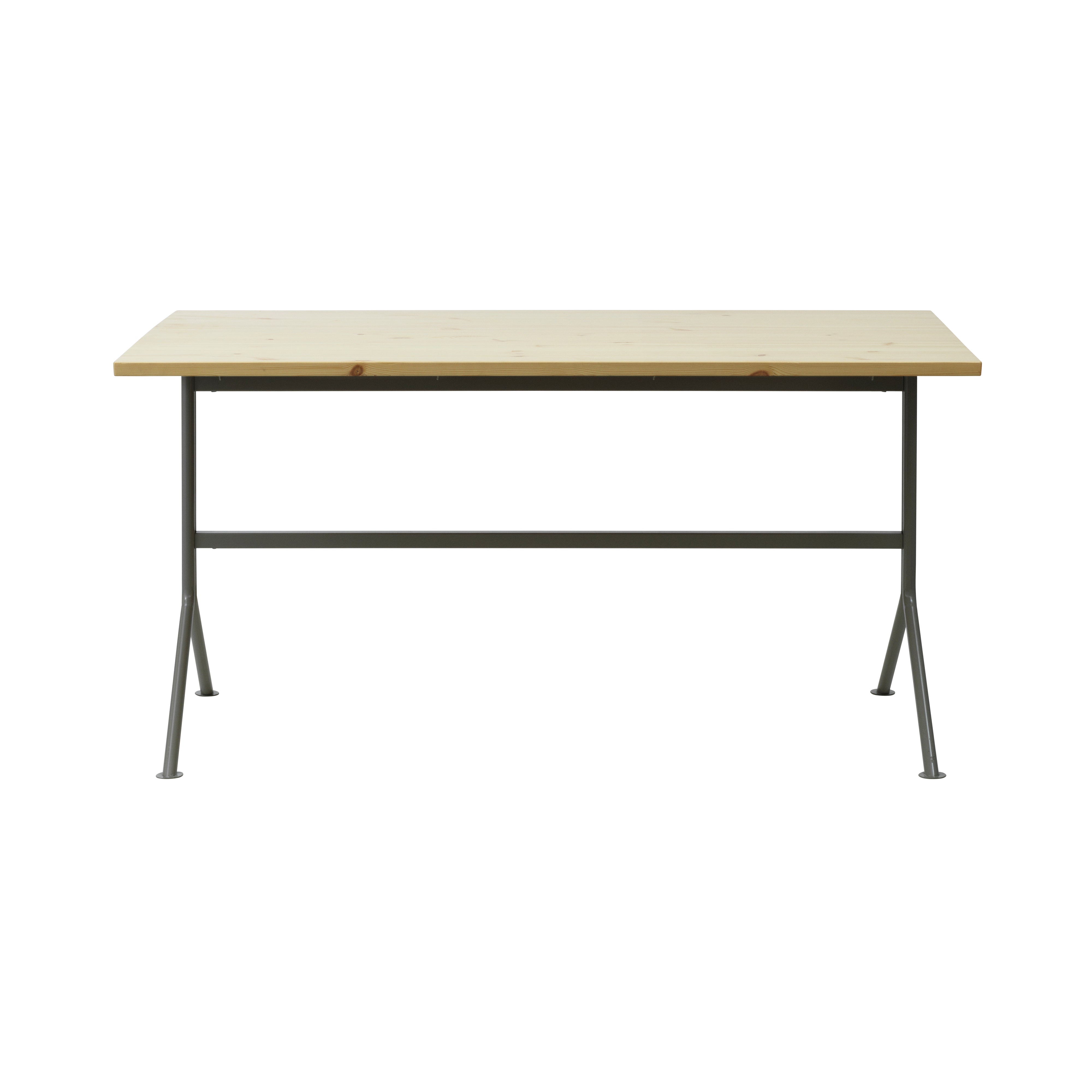 Kip Desk: Grey + Pine