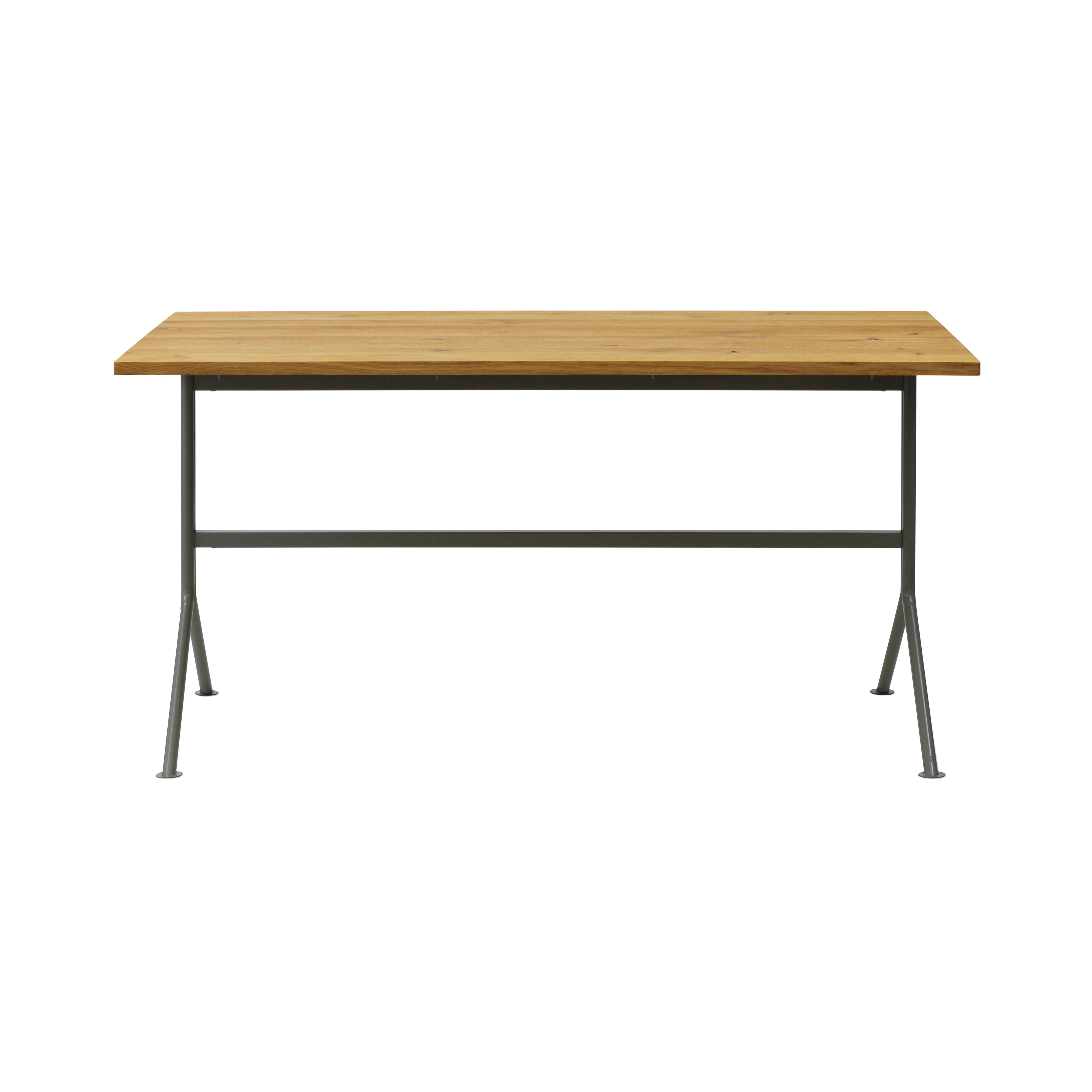 Kip Desk: Grey + Oak
