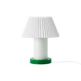 Cellu Table Lamp: Light Green + Green