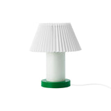 Cellu Table Lamp: Light Green + Green