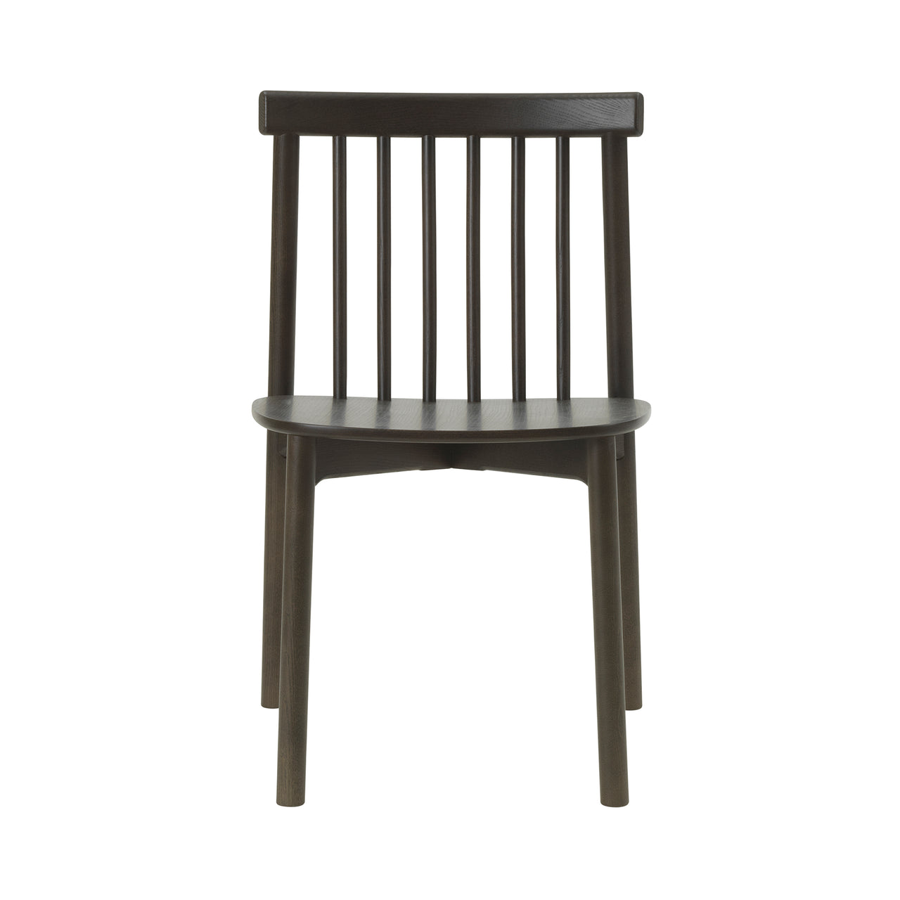 Pind Chair: Without Arm + Brown Stained Ash