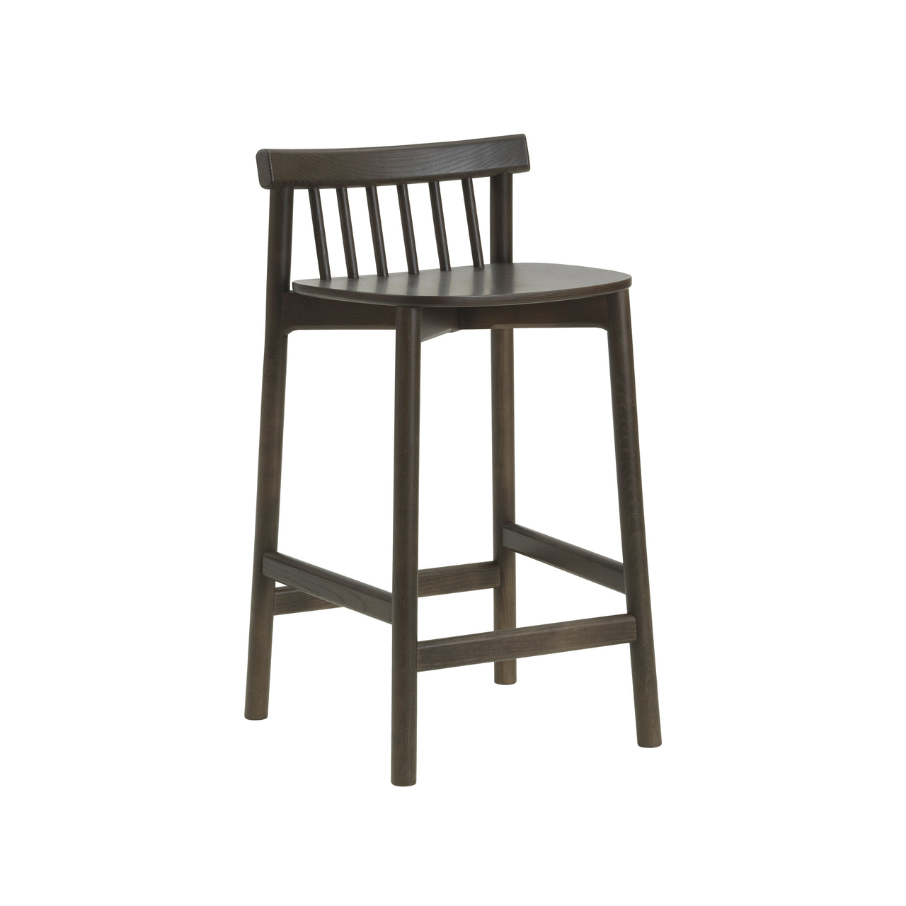 Pind Bar + Counter Stool: Counter + Brown Stained Ash