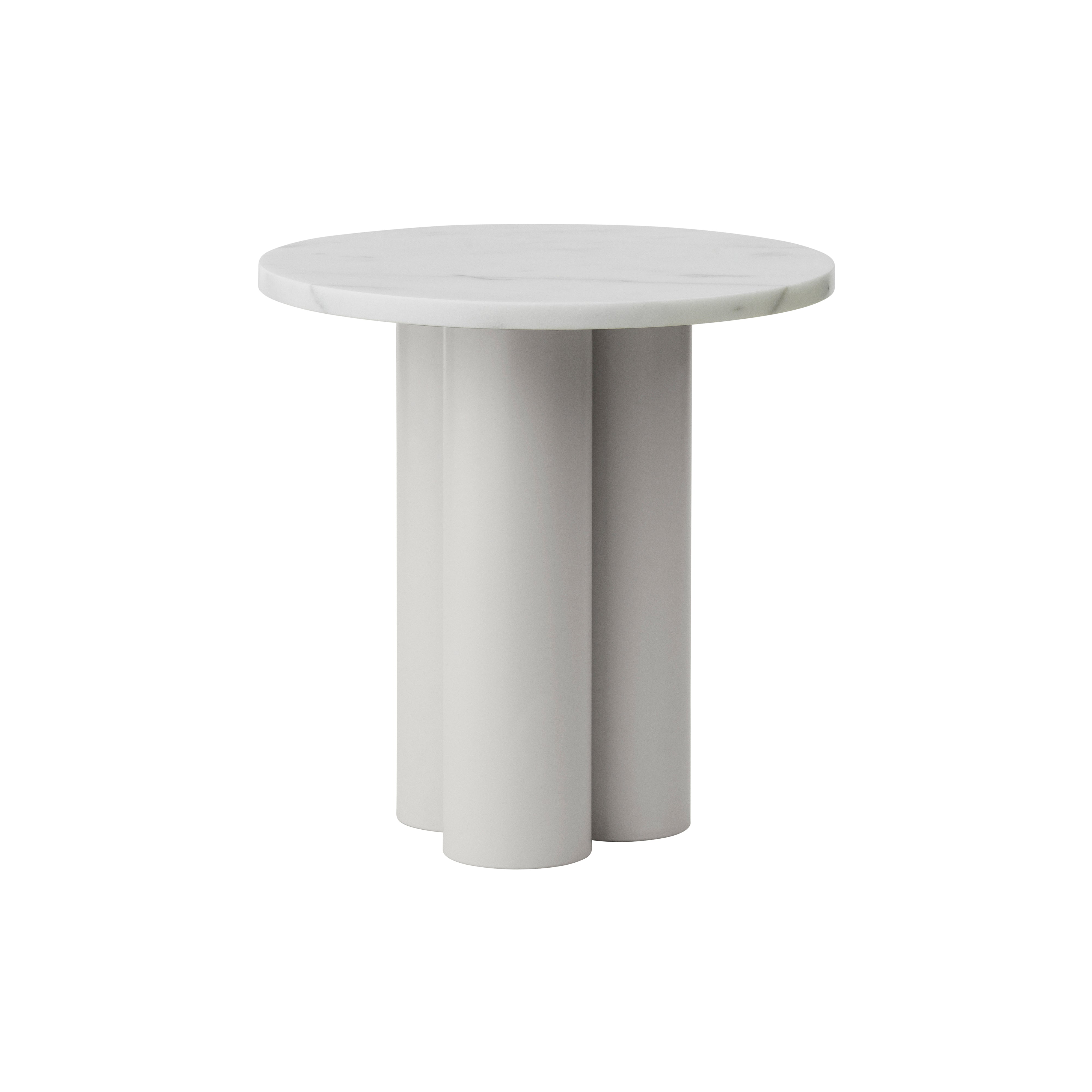 Dit Table: White Carrara + Sand