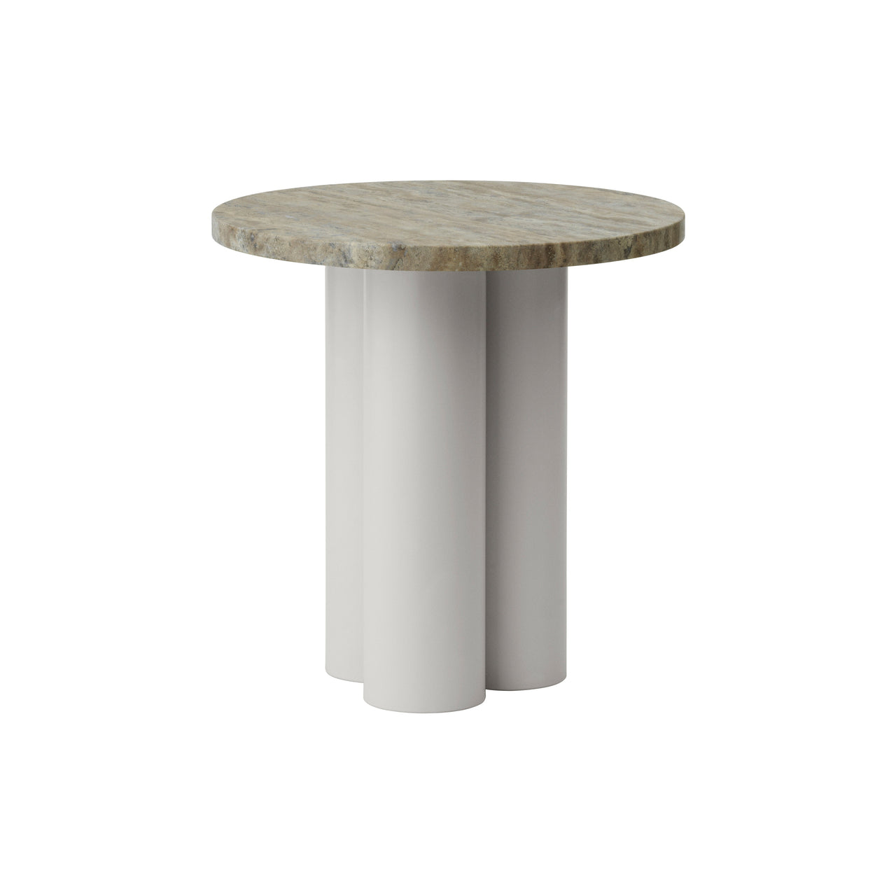 Dit Table: Travertine Silver + Sand