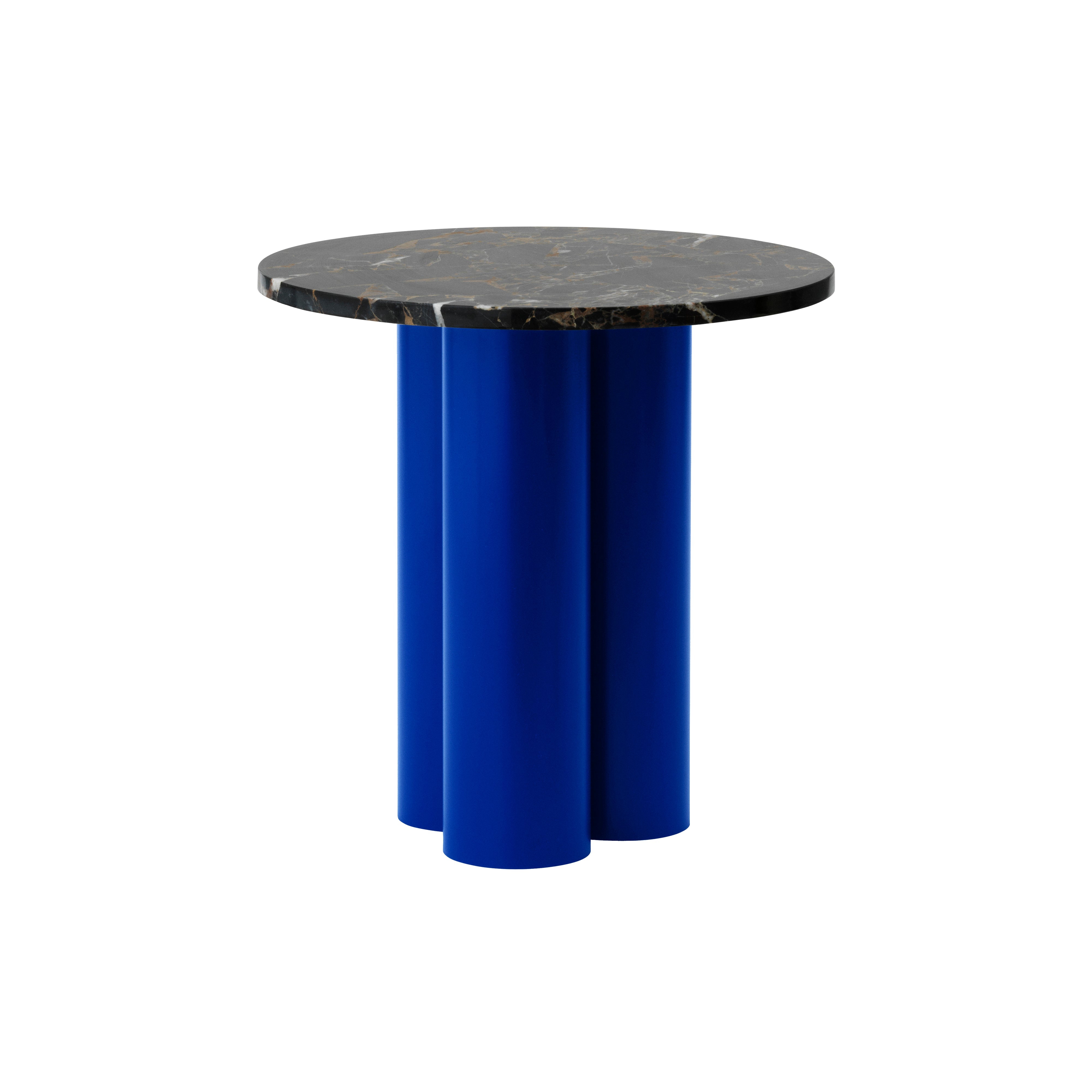 Dit Table: Portoro Gold + Bright Blue