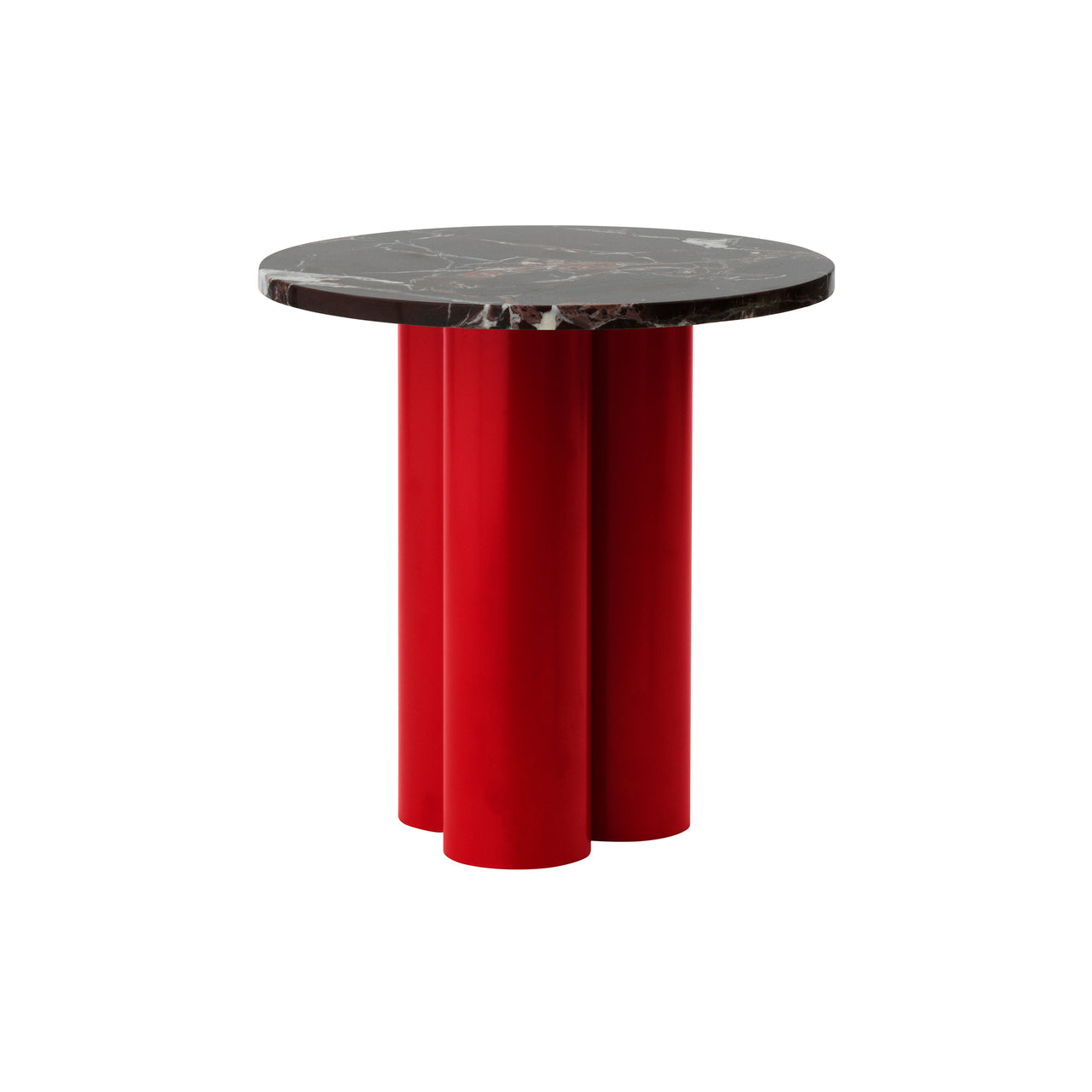 Dit Table: Rosso Levanto + Bright Red