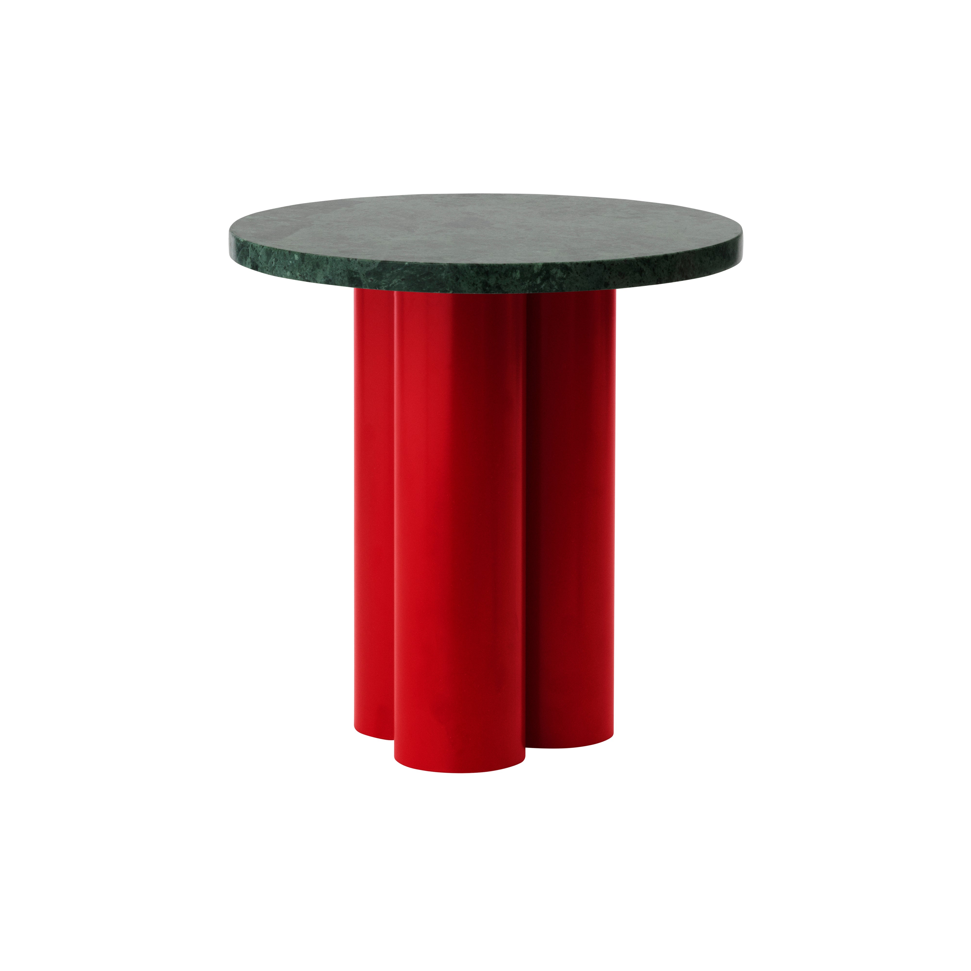 Dit Table: Verde Marina + Bright Red