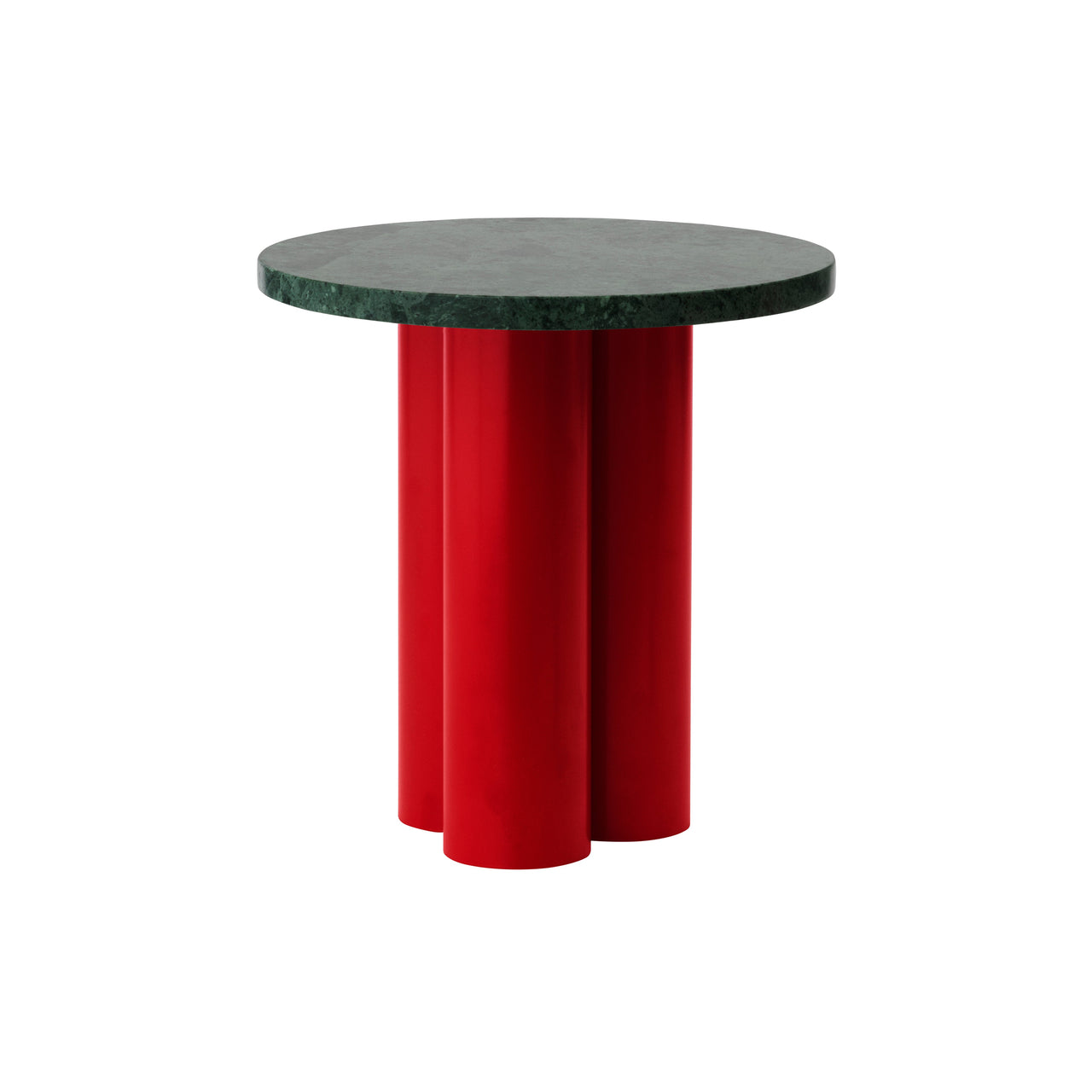 Dit Table: Verde Marina + Bright Red