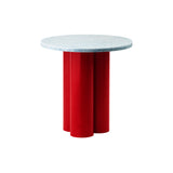 Dit Table: Blue Diamond + Bright Red