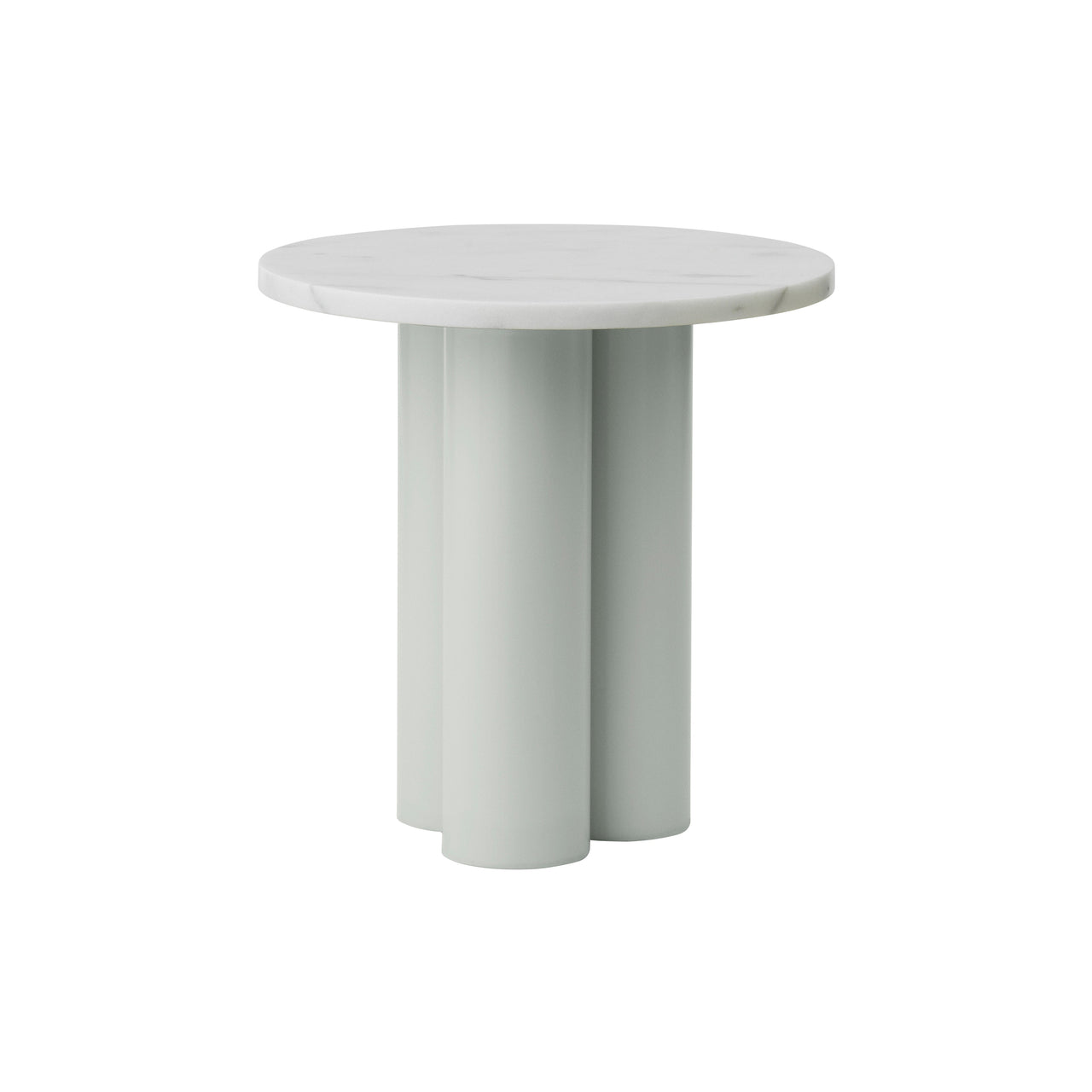 Dit Table: White Carrara + Light Green