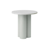 Dit Table: White Carrara + Light Green