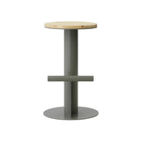 Pole Bar + Counter Stool: Bar + Grey