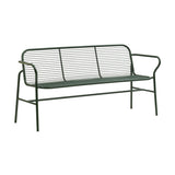 Vig Dining Bench: Dark Green