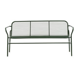 Vig Dining Bench: Dark Green