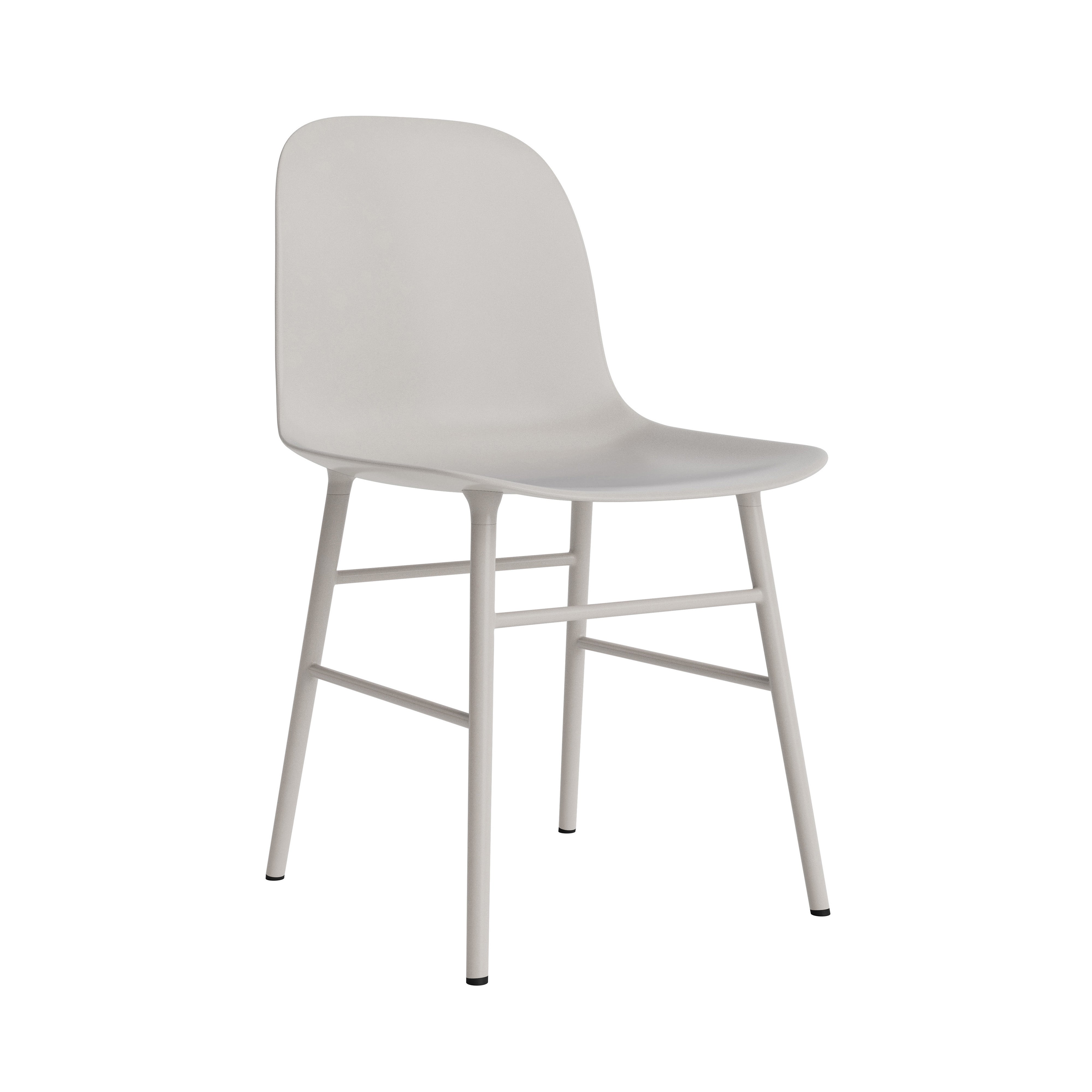 Form Chair: Steel + Warm Grey