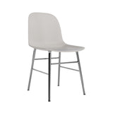 Form Chair: Chrome + Warm Grey