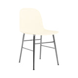 Form Chair: Chrome + Cream